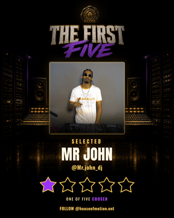 Seat 1 — Mr John, The First Five.